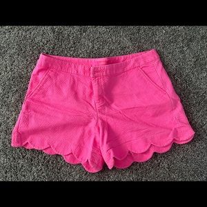 Lilly Pulitzer scalloped shorts